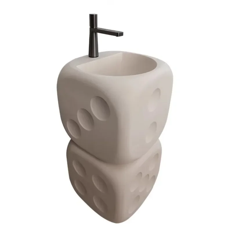 Dice personalized wash basin designer integrated floor-to-ceiling washbasin
Dice personalized wash basin designer integrated floor-to-ceiling washbasin