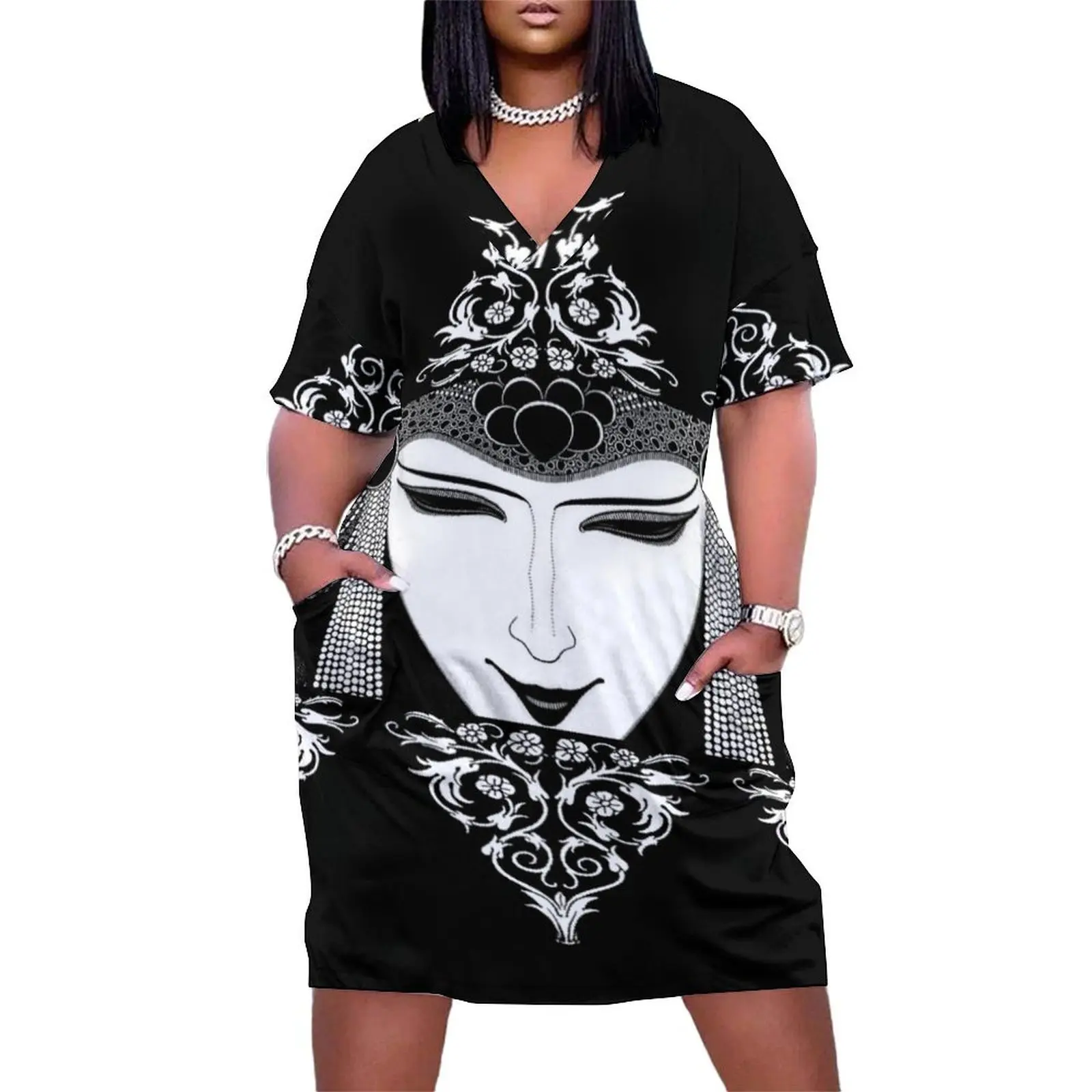Aubrey Beardsley - Dark Magic Loose Pocket Dress Women's dresses summer women's suit women dress
Aubrey Beardsley - Dark Magic Loose Pocket Dress Women's dresses summer women's suit women dress