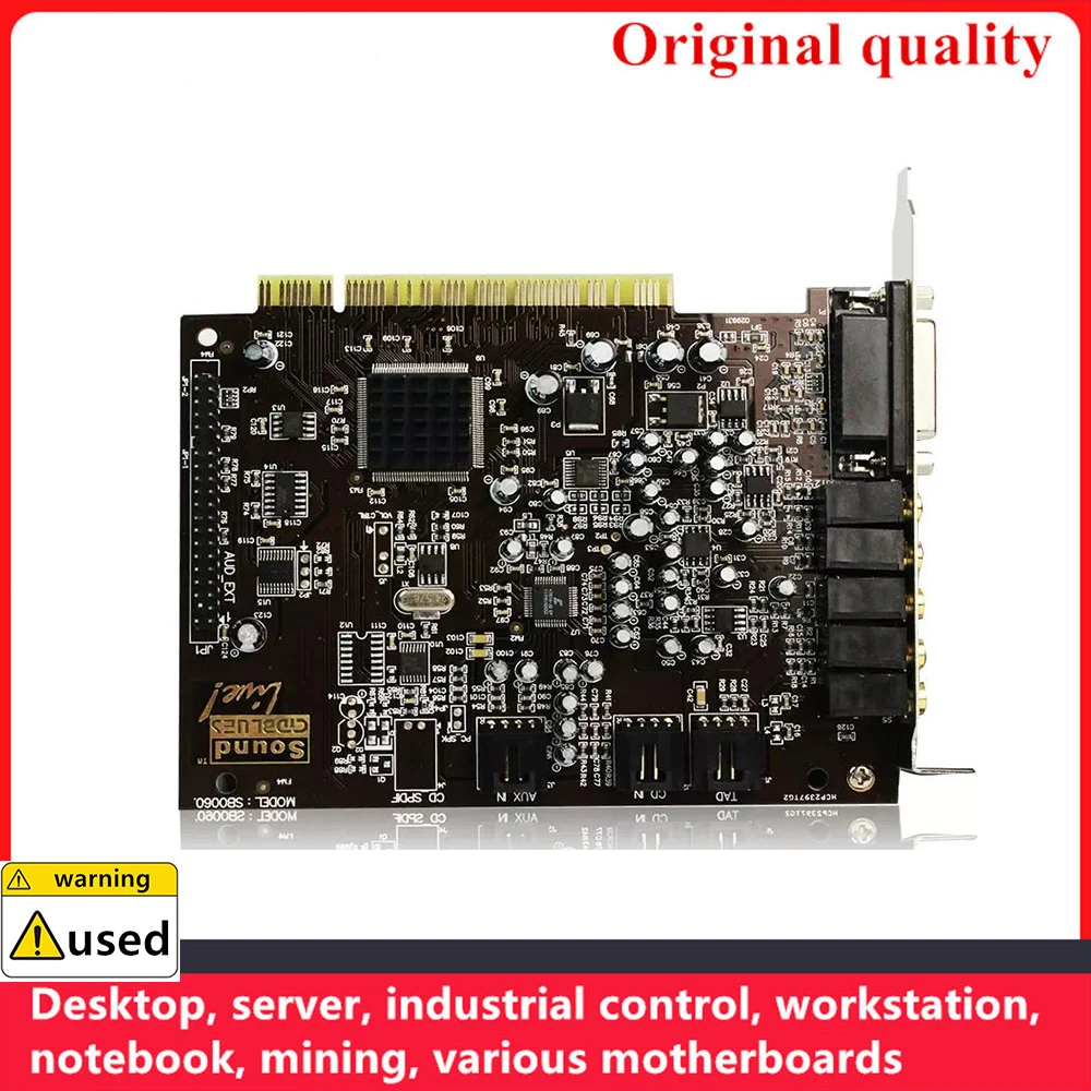 For Creative SB0060 PCI 5.1 Recording Blogger built-in sound card stand-alone desktop computer KTV equipment Karaoke
For Creative SB0060 PCI 5.1 Recording Blogger built-in sound card stand-alone desktop computer KTV equipment Karaoke