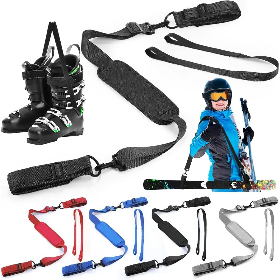 Ski Strap and Pole Carrier Downhill Adjustable Anti Slip Shoulder Belt for Outdoor Winter Sport
Ski Strap and Pole Carrier Downhill Adjustable Anti Slip Shoulder Belt for Outdoor Winter Sport
