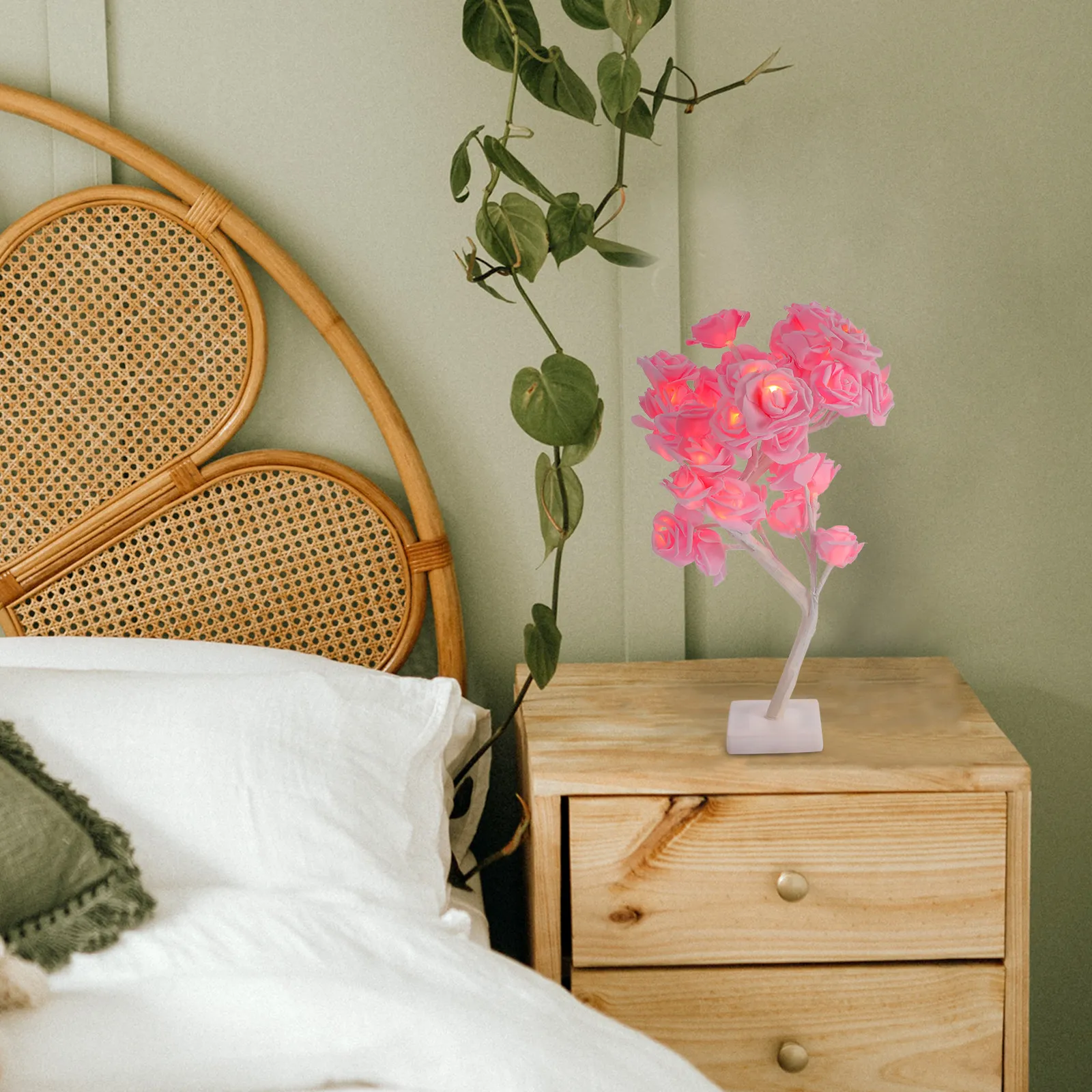 Ночник-роза с зарядкой, 1 шт., креативный светильник в форме дерева, современный романтический декоративный ночник для спальни, настольный, для создания атмосферы
Ночник-роза с зарядкой, 1 шт., креативный светильник в форме дерева, современный романтический декоративный ночник для спальни, настольный, для создания атмосферы