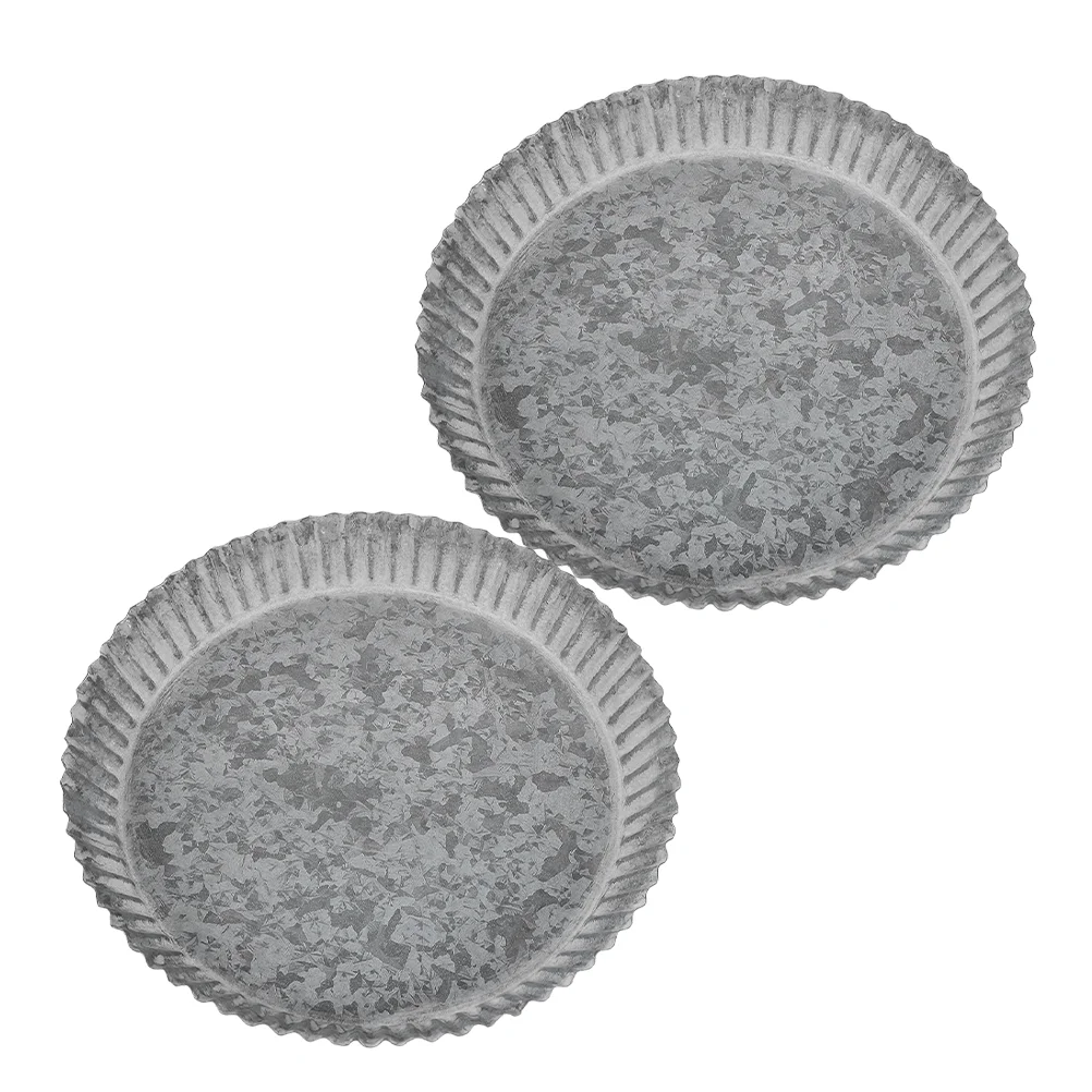 2 Pcs Retro Iron Plant Pot Trays Saucers Prevent Water Soil Keep Floor Clean Multi Occasion Storage Flower Pot Drip
2 Pcs Retro Iron Plant Pot Trays Saucers Prevent Water Soil Keep Floor Clean Multi Occasion Storage Flower Pot Drip