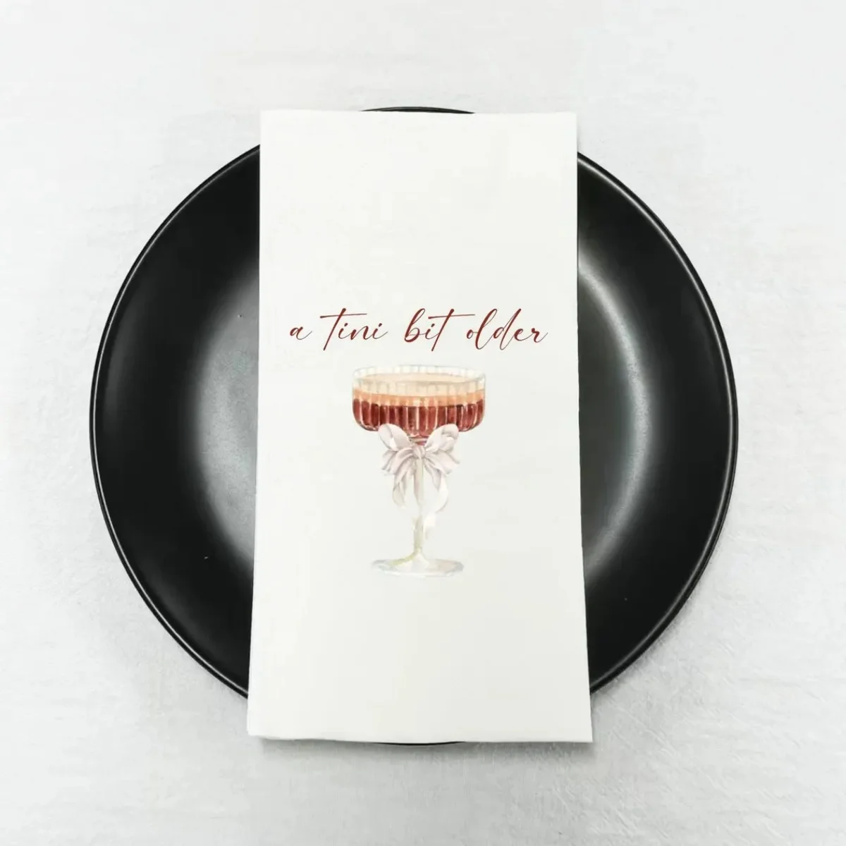 50pcs Espresso Martini Paper Napkins, A Tini Bit Older Cocktail Napkins, Milestone Birthdays Party Decoration
50pcs Espresso Martini Paper Napkins, A Tini Bit Older Cocktail Napkins, Milestone Birthdays Party Decoration