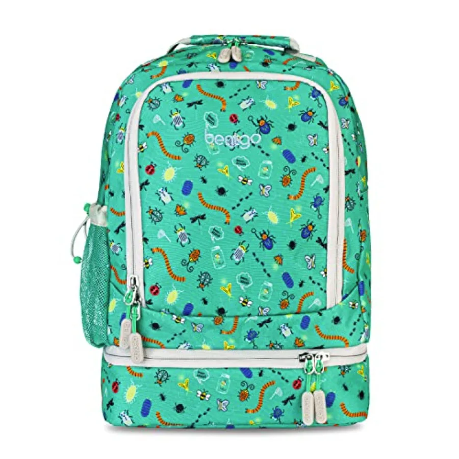 2-in-1 Backpack and Insulated Lunch Bag - Durable 16" Backpack and Lunch Container in Unique Prints for School and Travel - Wat
2-in-1 Backpack and Insulated Lunch Bag - Durable 16" Backpack and Lunch Container in Unique Prints for School and Travel - Wat