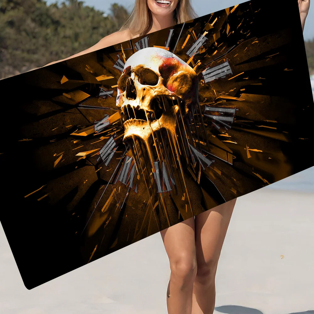 Skull Art Microfiber Printed Beach Towel Mountain Climbing Yoga Beach Swimming Running Absorbent Soft Towel
Skull Art Microfiber Printed Beach Towel Mountain Climbing Yoga Beach Swimming Running Absorbent Soft Towel