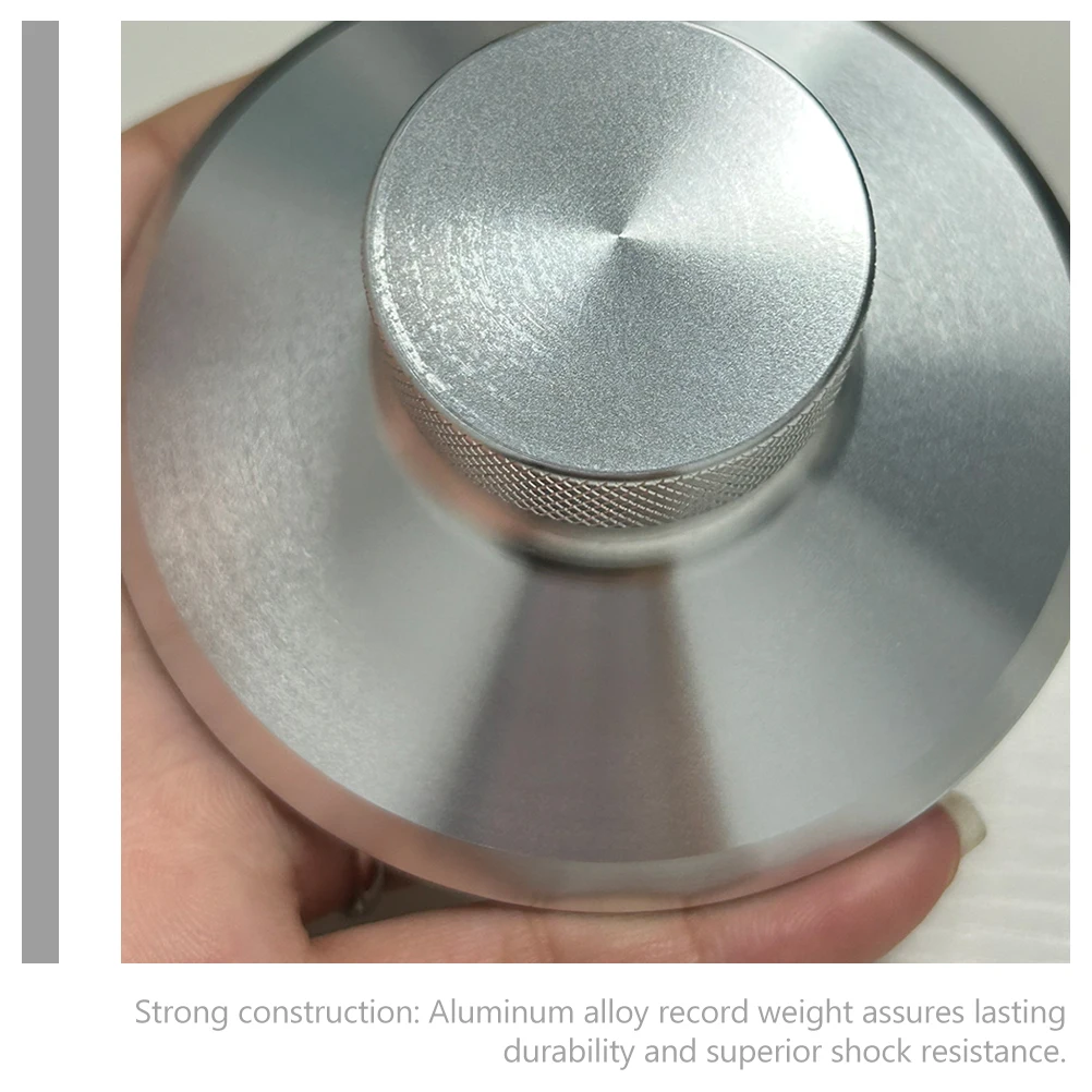 Stylish Silver Aluminum Record Weight Stabilizer Turntable Vibration Damping Disc Stabilizer Tonearm Support Vinyl Accessory
Stylish Silver Aluminum Record Weight Stabilizer Turntable Vibration Damping Disc Stabilizer Tonearm Support Vinyl Accessory