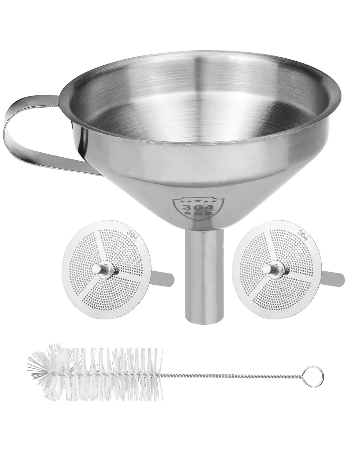 Resin Funnel with Strainer for 3D Printer, Stainless Steel Filter Funnel for Recycling UV Resin, with Cleaning Brush
Resin Funnel with Strainer for 3D Printer, Stainless Steel Filter Funnel for Recycling UV Resin, with Cleaning Brush