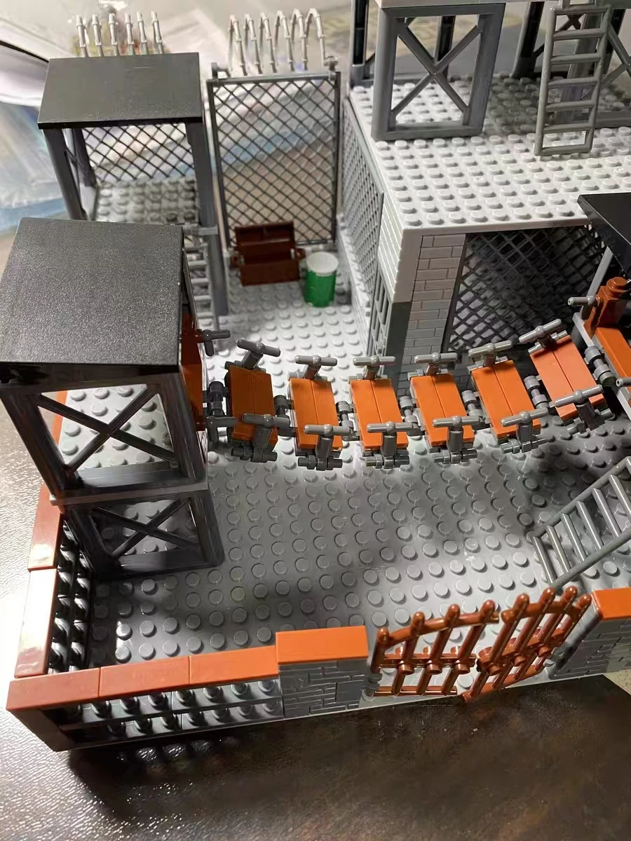 Military Prison Camp Building Blocks Watchtower Fence Army Base Fortress Bricks Kit Construction Toy for Kids Children
Military Prison Camp Building Blocks Watchtower Fence Army Base Fortress Bricks Kit Construction Toy for Kids Children