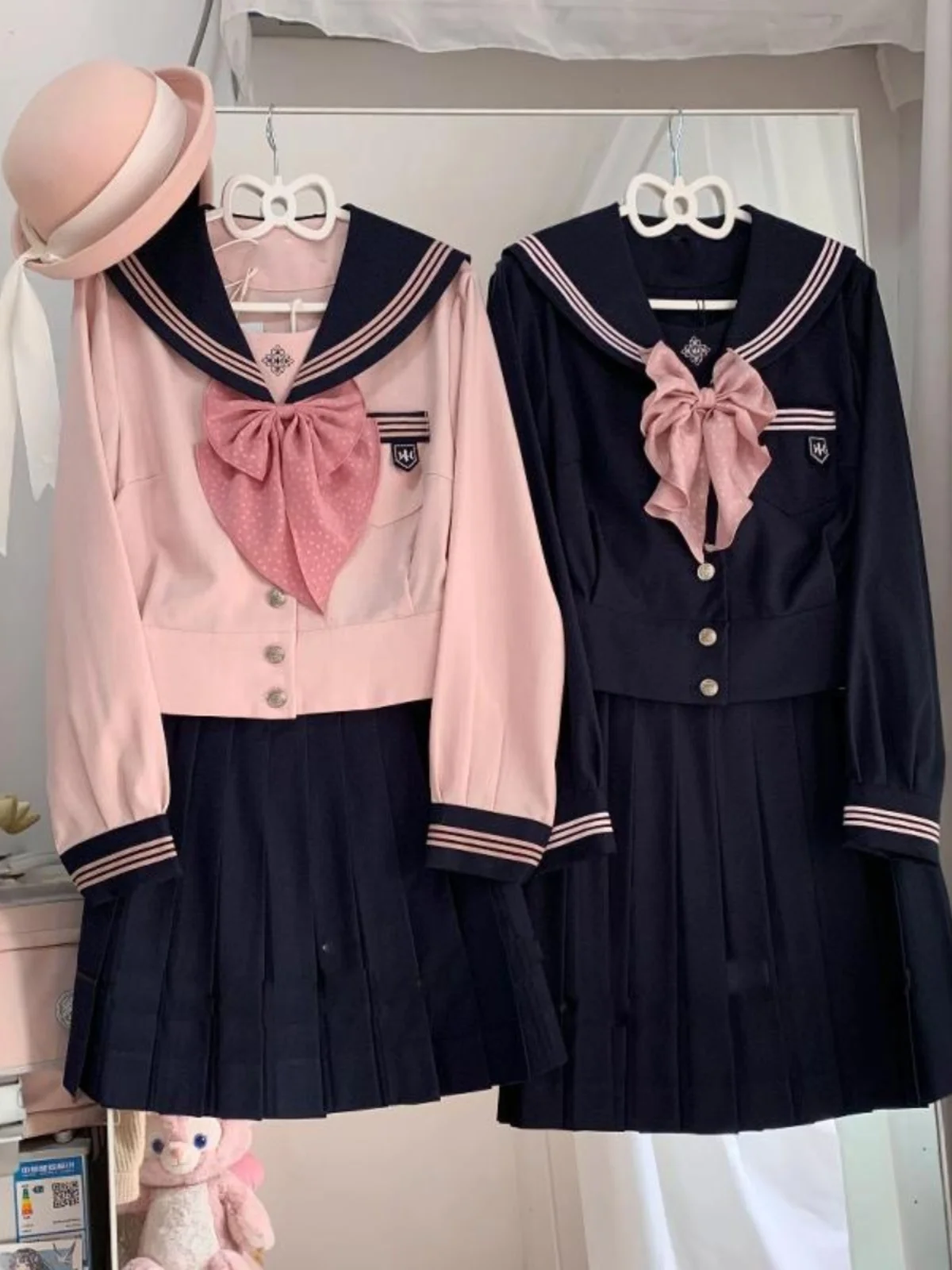 High Waist Sailor Suit Skirt Pink JK Uniform Set Waist Cinched Long Sleeve Short Sleeve Autumn Winter Indigo Blue Dress
High Waist Sailor Suit Skirt Pink JK Uniform Set Waist Cinched Long Sleeve Short Sleeve Autumn Winter Indigo Blue Dress