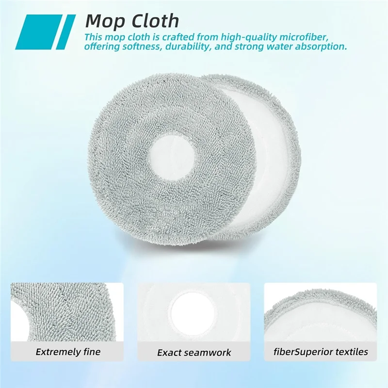 ABGH-14PCS For Roborock Saros 10R / G20S Ultra Vacuum Cleaner Parts Washable Side Brush Mop Cloth Dust Bag Accessories
ABGH-14PCS For Roborock Saros 10R / G20S Ultra Vacuum Cleaner Parts Washable Side Brush Mop Cloth Dust Bag Accessories