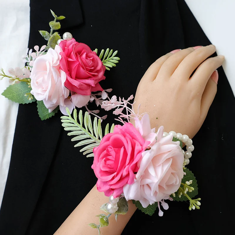 25037 Bright Pink Bohemian Rose Flower Boutonniere and Wrist Corsage - Perfect for Brides, Groomsmen, and Wedding Decorations
25037 Bright Pink Bohemian Rose Flower Boutonniere and Wrist Corsage - Perfect for Brides, Groomsmen, and Wedding Decorations