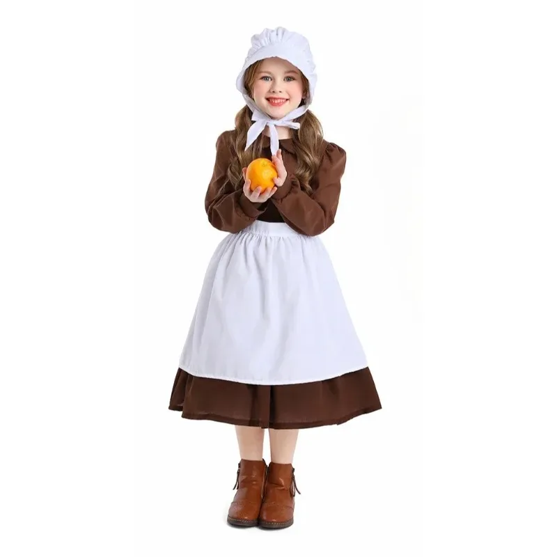 Cinderella Maid Cosplay Dress Girls Halloween Party Costume Stage Performance Disguise Clothing Children Apron Headscarf Suits
Cinderella Maid Cosplay Dress Girls Halloween Party Costume Stage Performance Disguise Clothing Children Apron Headscarf Suits