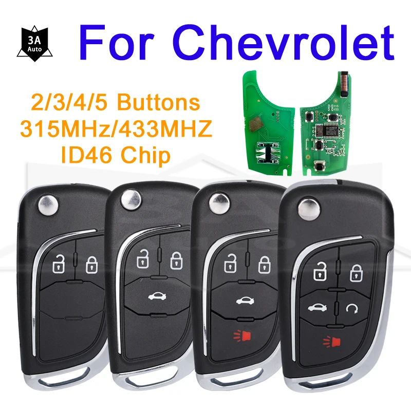 Flip Car Smart Key Suitable for Chevrolet Cruze Epica Lova Camaro Vauxhall Insignia Astra Mokka 315/433MHz Modified Remote Key
Flip Car Smart Key Suitable for Chevrolet Cruze Epica Lova Camaro Vauxhall Insignia Astra Mokka 315/433MHz Modified Remote Key