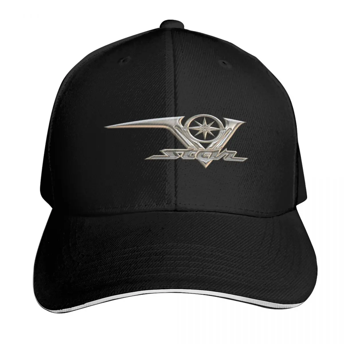 V Star 250, 650, 950, 1100, 1300, 1900 Logo 3 Chrome 3 Baseball Cap Sun Cap Horse Hat Funny hats For Man Women's
V Star 250, 650, 950, 1100, 1300, 1900 Logo 3 Chrome 3 Baseball Cap Sun Cap Horse Hat Funny hats For Man Women's