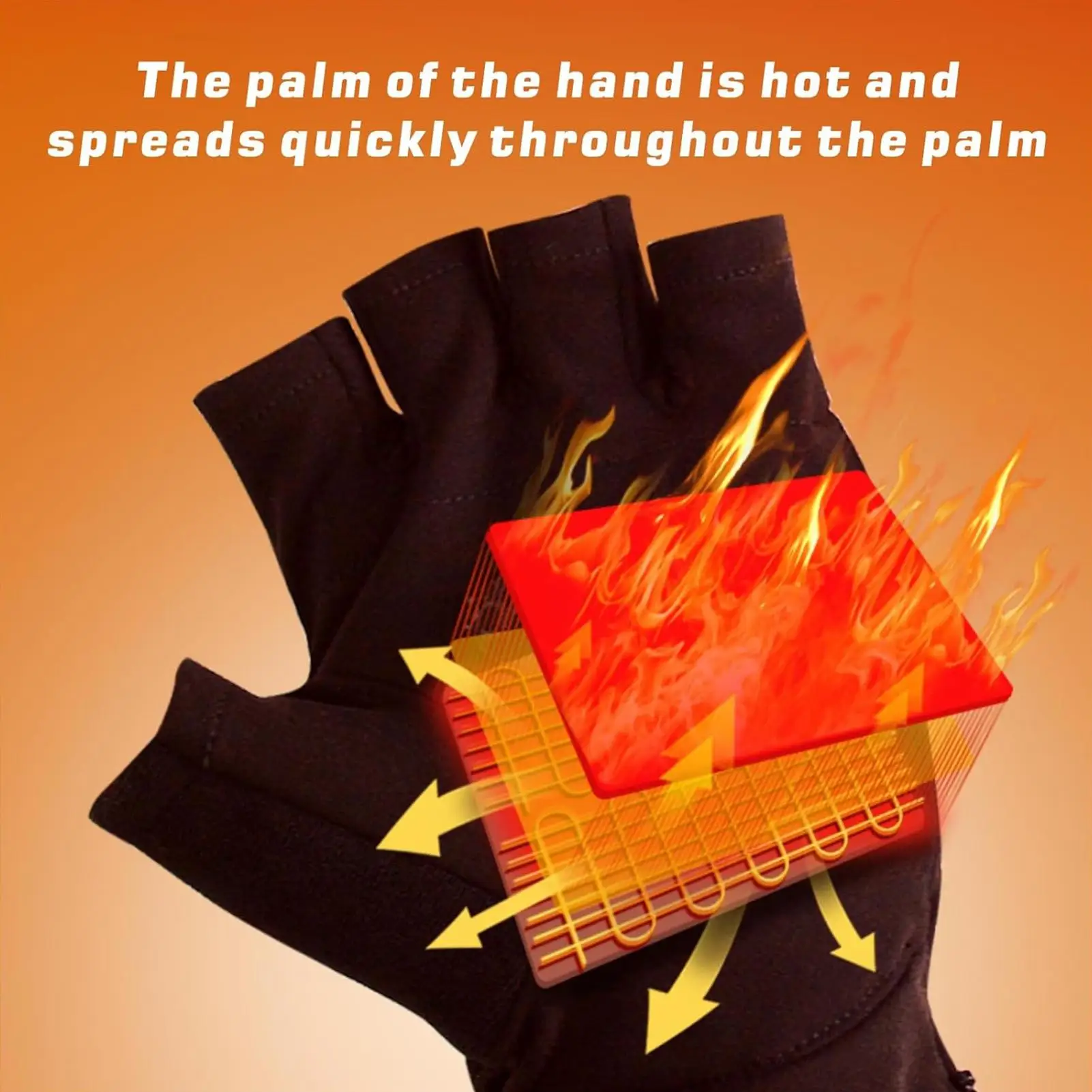 Rechargeable Heated Gloves Battery Operated Hand Warming Typing Gloves 3 Temperature Settings Heating Working Hand Warmer
Rechargeable Heated Gloves Battery Operated Hand Warming Typing Gloves 3 Temperature Settings Heating Working Hand Warmer