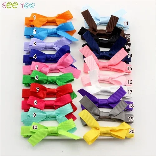 New Style Colorful Mini Ribbon Bowknot With Hair Clips baby girls hairbows kids Hair Accessories baby hairclips 10pcs/lot
New Style Colorful Mini Ribbon Bowknot With Hair Clips baby girls hairbows kids Hair Accessories baby hairclips 10pcs/lot