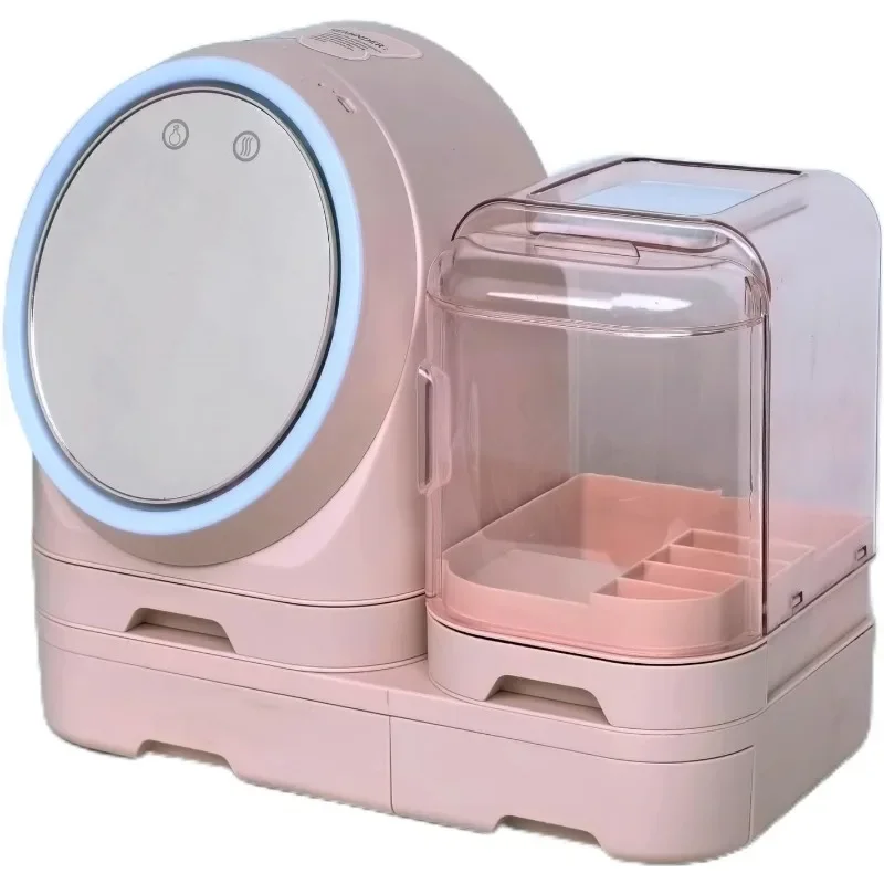 Makeup Organizer With Mirror:Cosmetic Display Case with LED FAN Drawers,Skincare Storage for Vanity Countertop Bathroom
Makeup Organizer With Mirror:Cosmetic Display Case with LED FAN Drawers,Skincare Storage for Vanity Countertop Bathroom