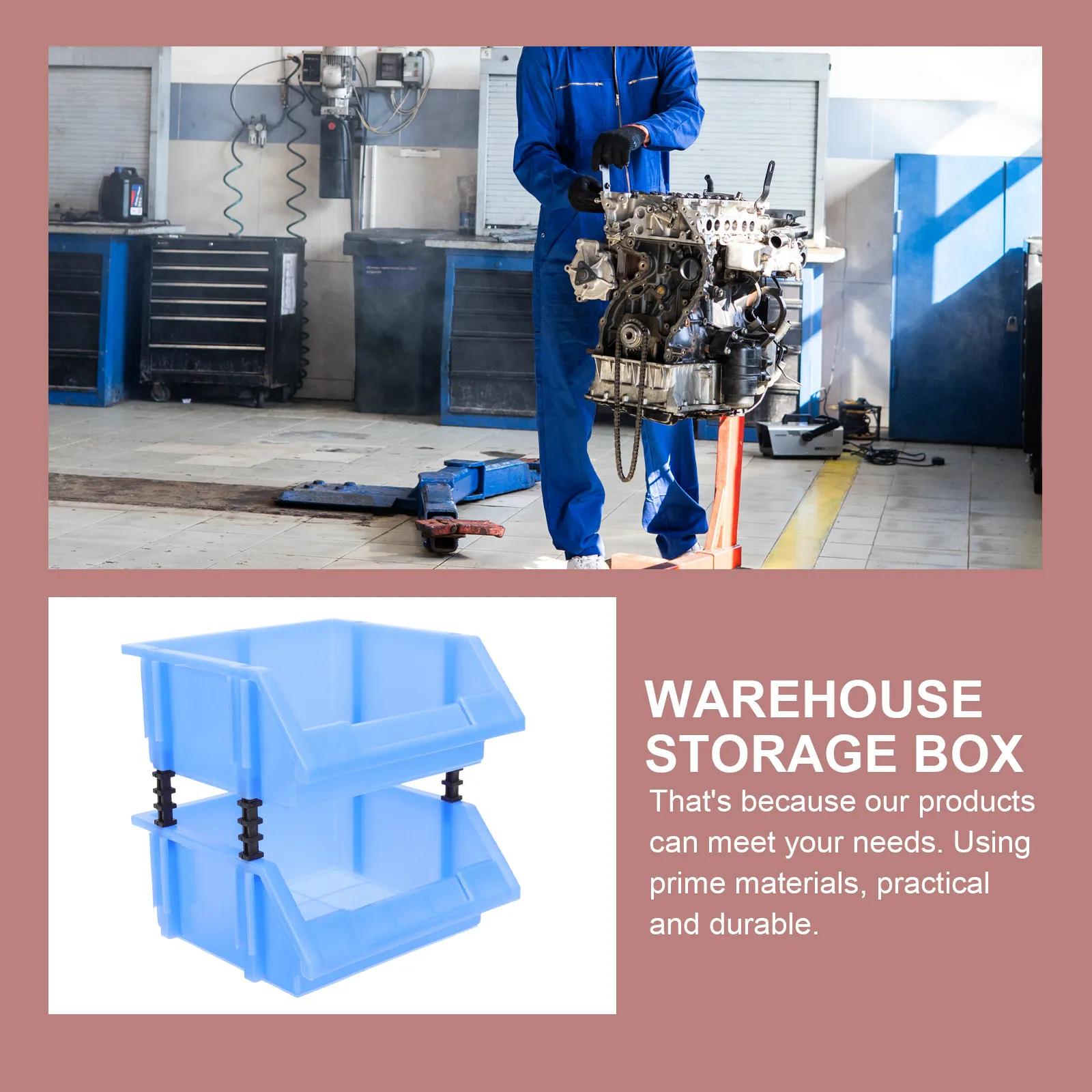 1Set Heavy Duty Plastic Stacking Storage Bins for Warehouse Organization Parts Sorting Component Storage Nesting Shelf Bin Boxes
1Set Heavy Duty Plastic Stacking Storage Bins for Warehouse Organization Parts Sorting Component Storage Nesting Shelf Bin Boxes