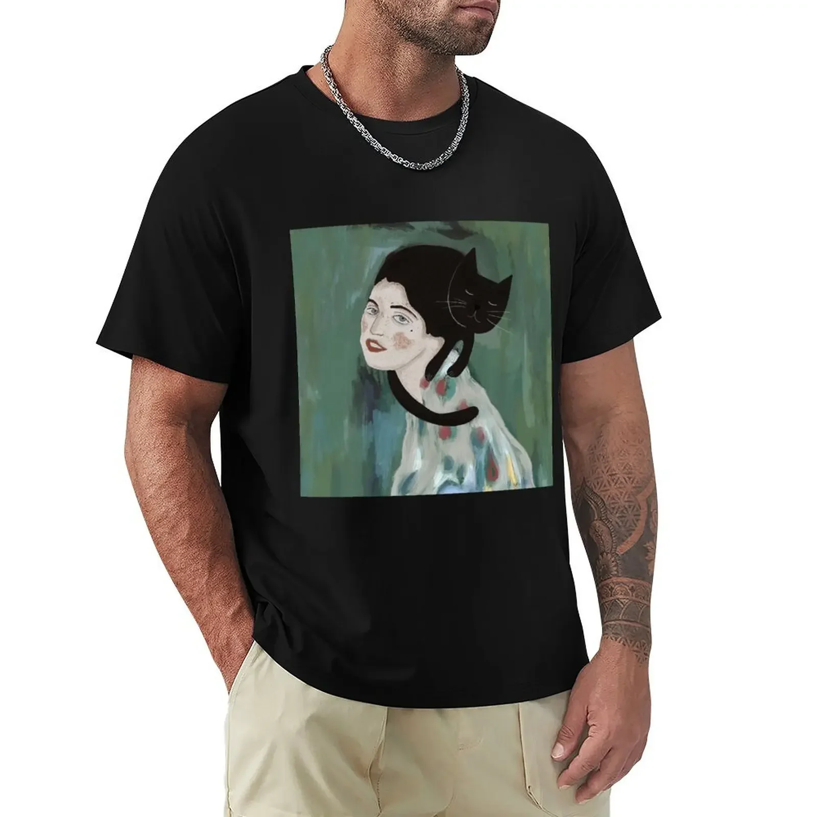 Portrait of a Cat Lady T-Shirt boys animal print custom shirt mens graphic t-shirts
Portrait of a Cat Lady T-Shirt boys animal print custom shirt mens graphic t-shirts