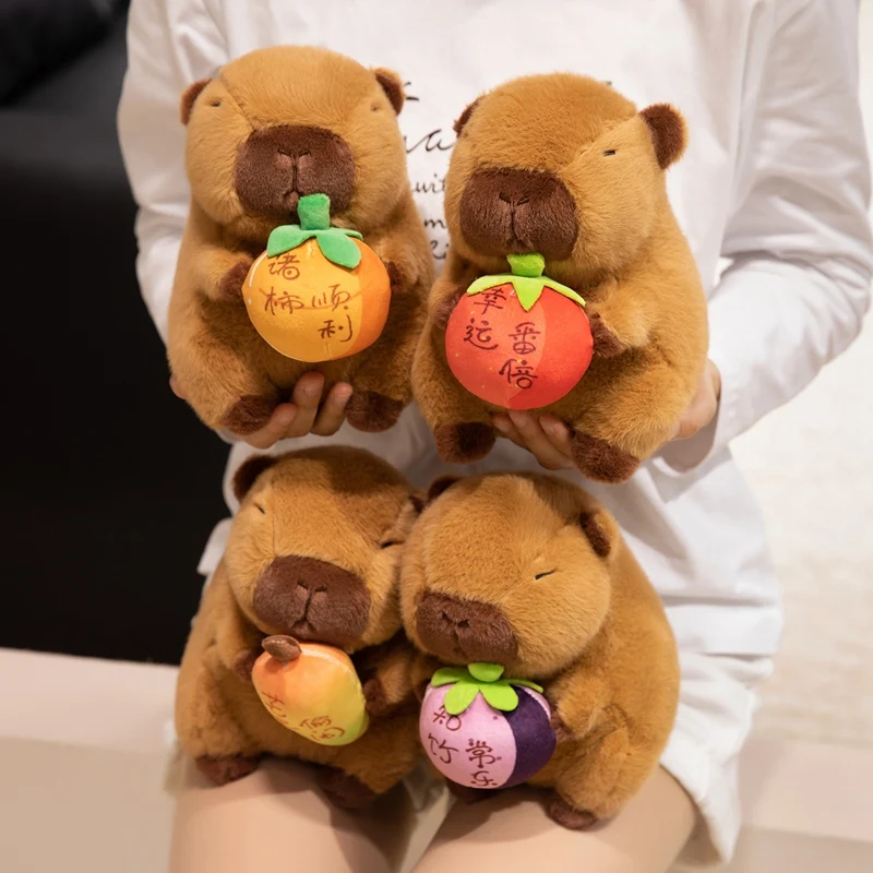 Persimmon Capybara Plush Toy Cartoon Animal Plushie Stuffed Doll Bed Sofa Pillow Cushion Kawaii Room Decor Xmas Birthday Gift
Persimmon Capybara Plush Toy Cartoon Animal Plushie Stuffed Doll Bed Sofa Pillow Cushion Kawaii Room Decor Xmas Birthday Gift