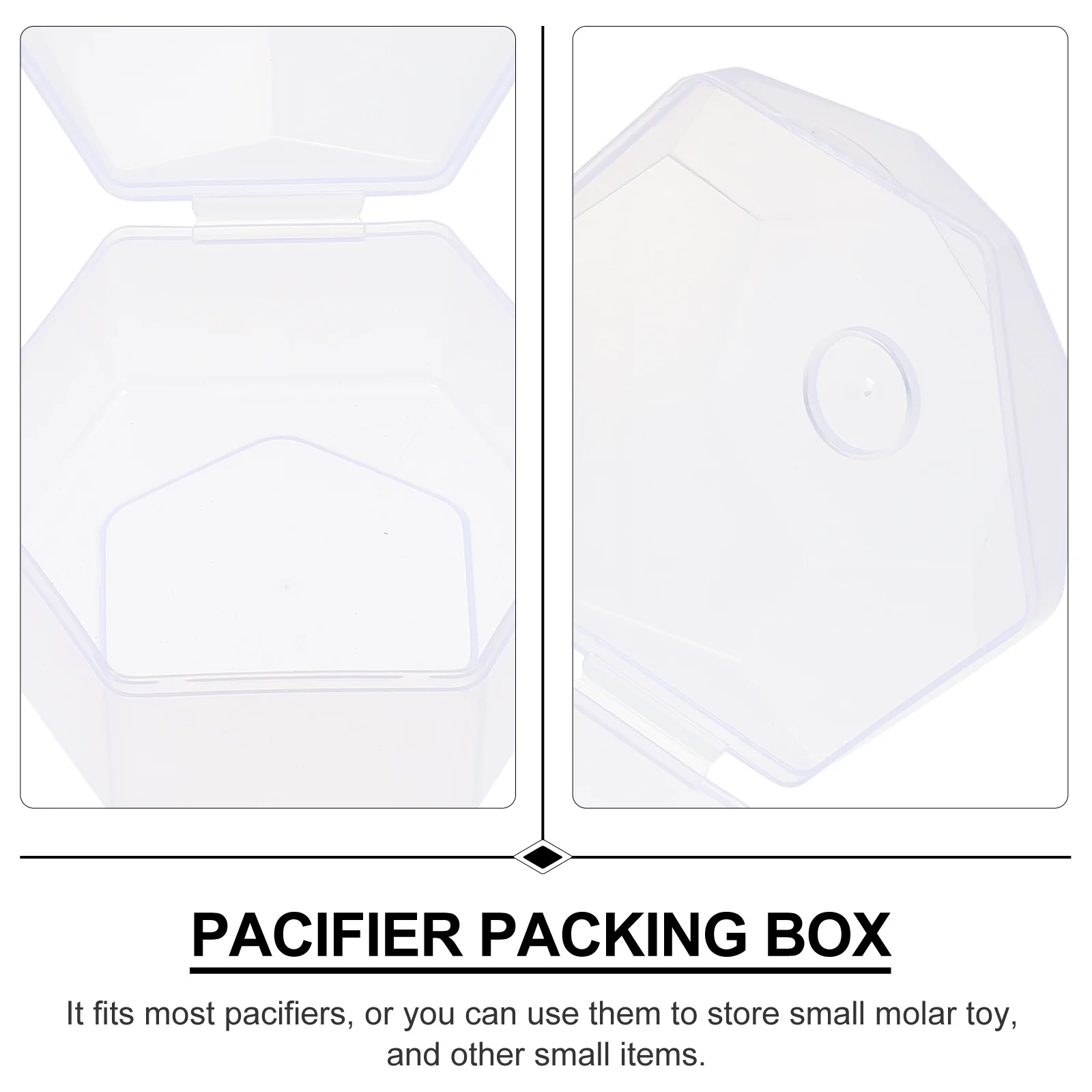 5Pcs Pacifier Storage Box Durable Easy Clean Compact Portable Pacifier Holder Travel Protective Dustproof Case Baby Use
5Pcs Pacifier Storage Box Durable Easy Clean Compact Portable Pacifier Holder Travel Protective Dustproof Case Baby Use