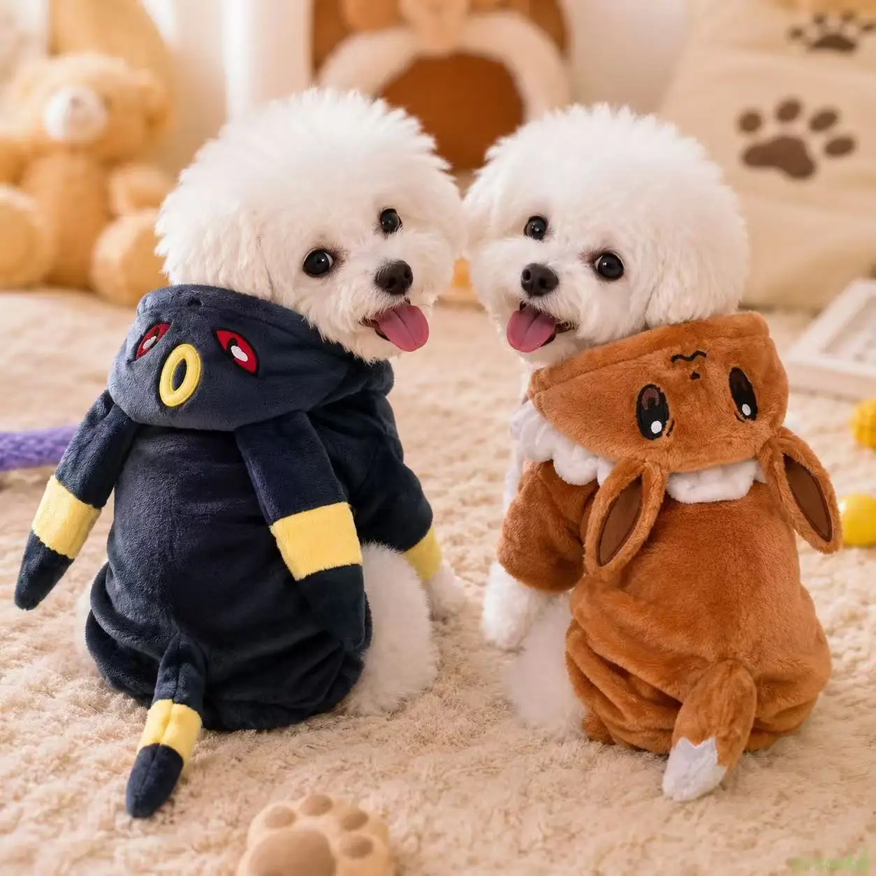 New Pokemon's Dog Costumes Anime Eevee Cosplay Pet Clothing Kawaii Cute Insulation Coat Poodle Clothing Anime Pet Supplies Gifts
New Pokemon's Dog Costumes Anime Eevee Cosplay Pet Clothing Kawaii Cute Insulation Coat Poodle Clothing Anime Pet Supplies Gifts