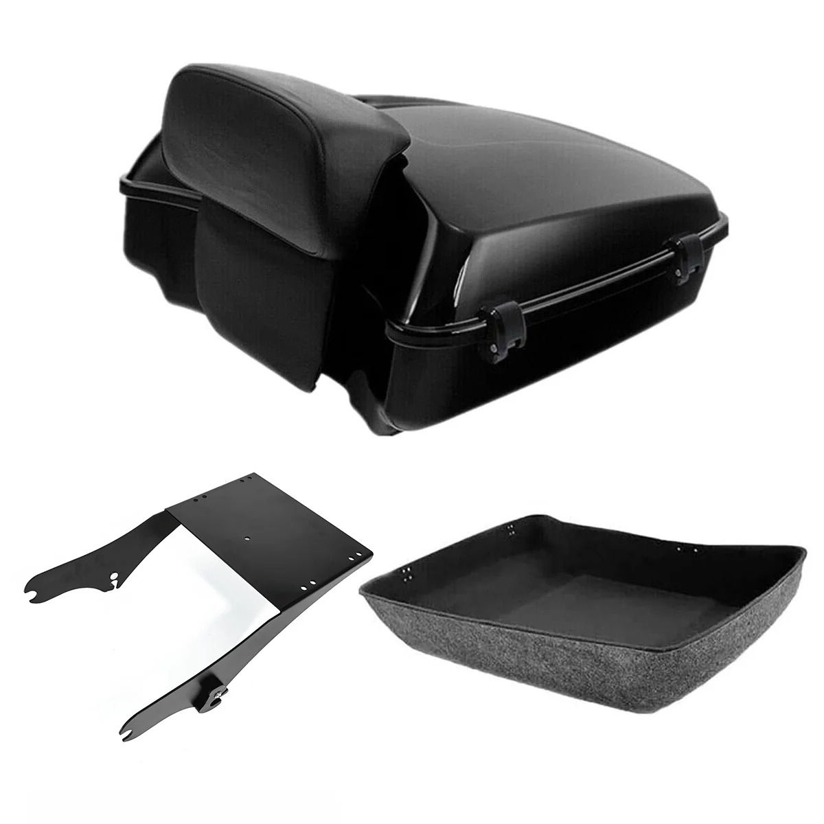 Top Case Box Motorcycle Suitcases Trunk Chopped 10.7" With Luggage Rack For Harley Touring 1997-2008 Electra Glide Ultra Limited
Top Case Box Motorcycle Suitcases Trunk Chopped 10.7" With Luggage Rack For Harley Touring 1997-2008 Electra Glide Ultra Limited