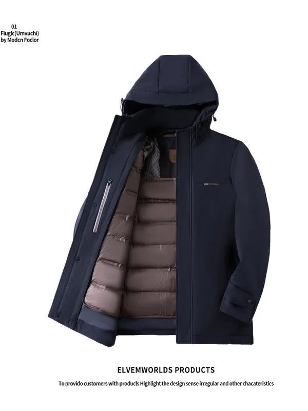 Мужское уличное съемное внутреннее пуховое пальто Jaet, теплое деловое повседневное белое пальто Du down из молочного шелка
Мужское уличное съемное внутреннее пуховое пальто Jaet, теплое деловое повседневное белое пальто Du down из молочного шелка