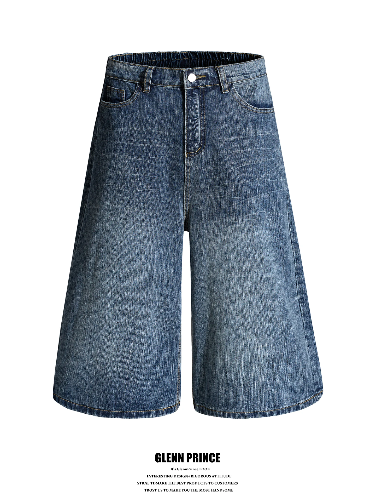 GPstudio American High Street Washed Wide Leg Jeans Shorts Men Summer Loose Slimming Casual Versatile Seven-Foot Pants
GPstudio American High Street Washed Wide Leg Jeans Shorts Men Summer Loose Slimming Casual Versatile Seven-Foot Pants