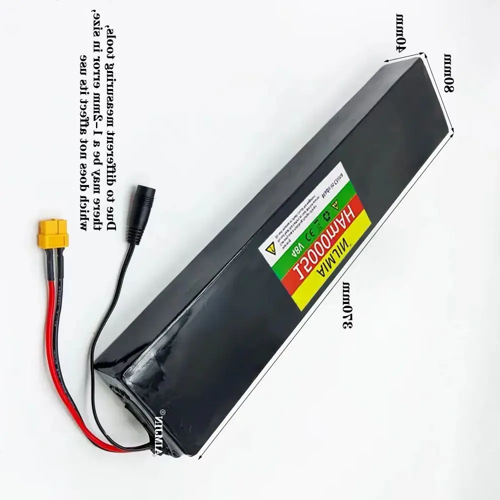48V Battery 15000mAh Rechargeable Lithium-ion 13S3P Battery Pack Suitable for 500W 700W Electric scooter
48V Battery 15000mAh Rechargeable Lithium-ion 13S3P Battery Pack Suitable for 500W 700W Electric scooter