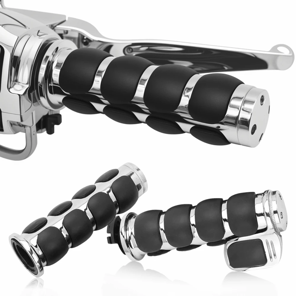 22mm 1" Chrome Handle Bar Hand Grips for Harley Touring Street Electra Road Glide Motorcycle Handlebar Hand Grips 7/8" 2pcs
22mm 1" Chrome Handle Bar Hand Grips for Harley Touring Street Electra Road Glide Motorcycle Handlebar Hand Grips 7/8" 2pcs