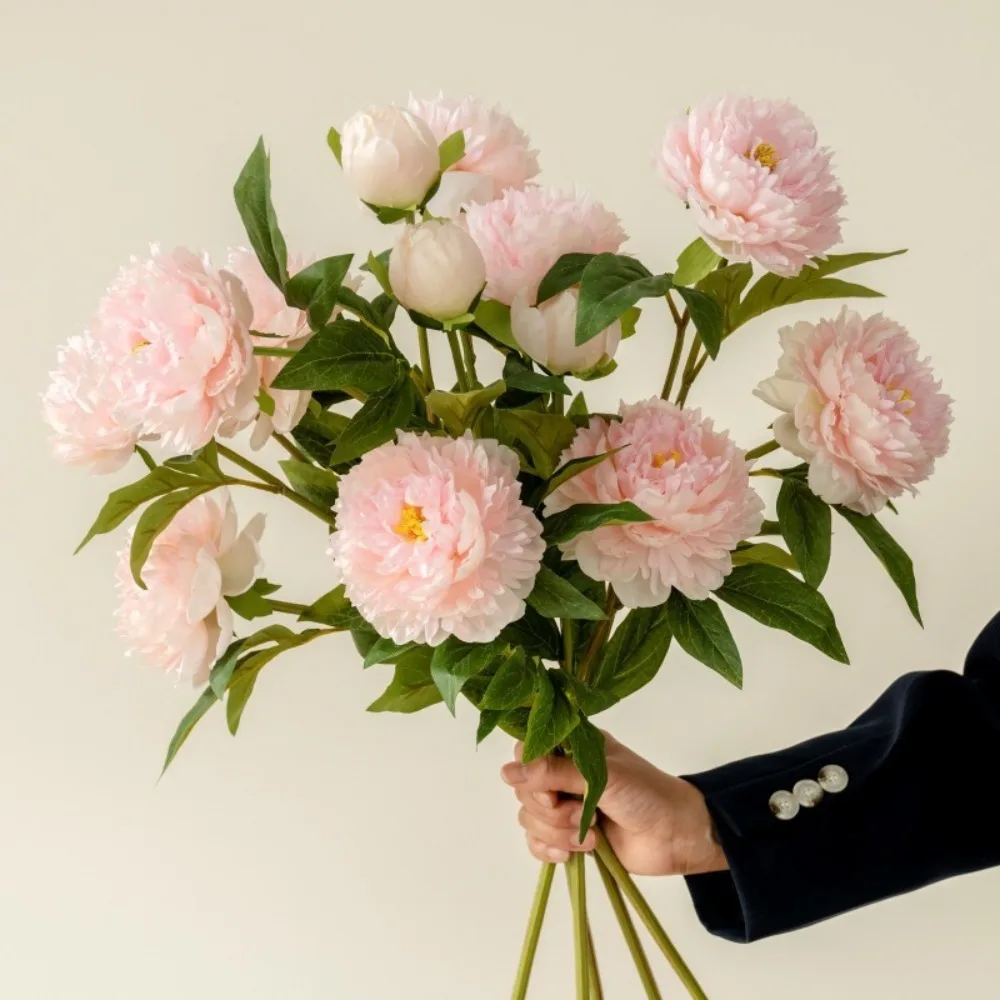 75CM Peony Silk Flowers 3 Heads Long Branch Artificial Peony Bouquet DIY Table Decor Simulation Flowers Home Wedding Decoration
75CM Peony Silk Flowers 3 Heads Long Branch Artificial Peony Bouquet DIY Table Decor Simulation Flowers Home Wedding Decoration