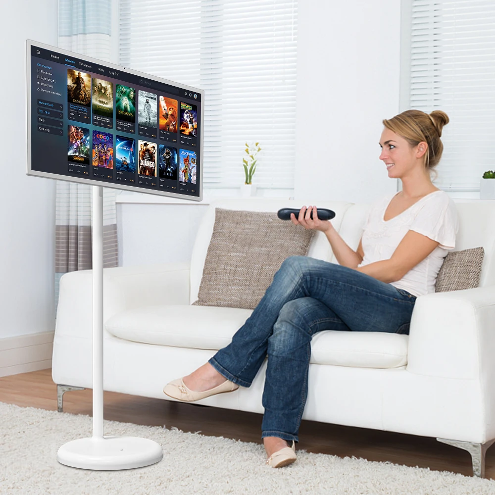 24-Inch White Smart Android LCD TV 4K 2160P Touch Screen LED Backlight HDTV With Portable Stand Accessory High Definition TV
24-Inch White Smart Android LCD TV 4K 2160P Touch Screen LED Backlight HDTV With Portable Stand Accessory High Definition TV