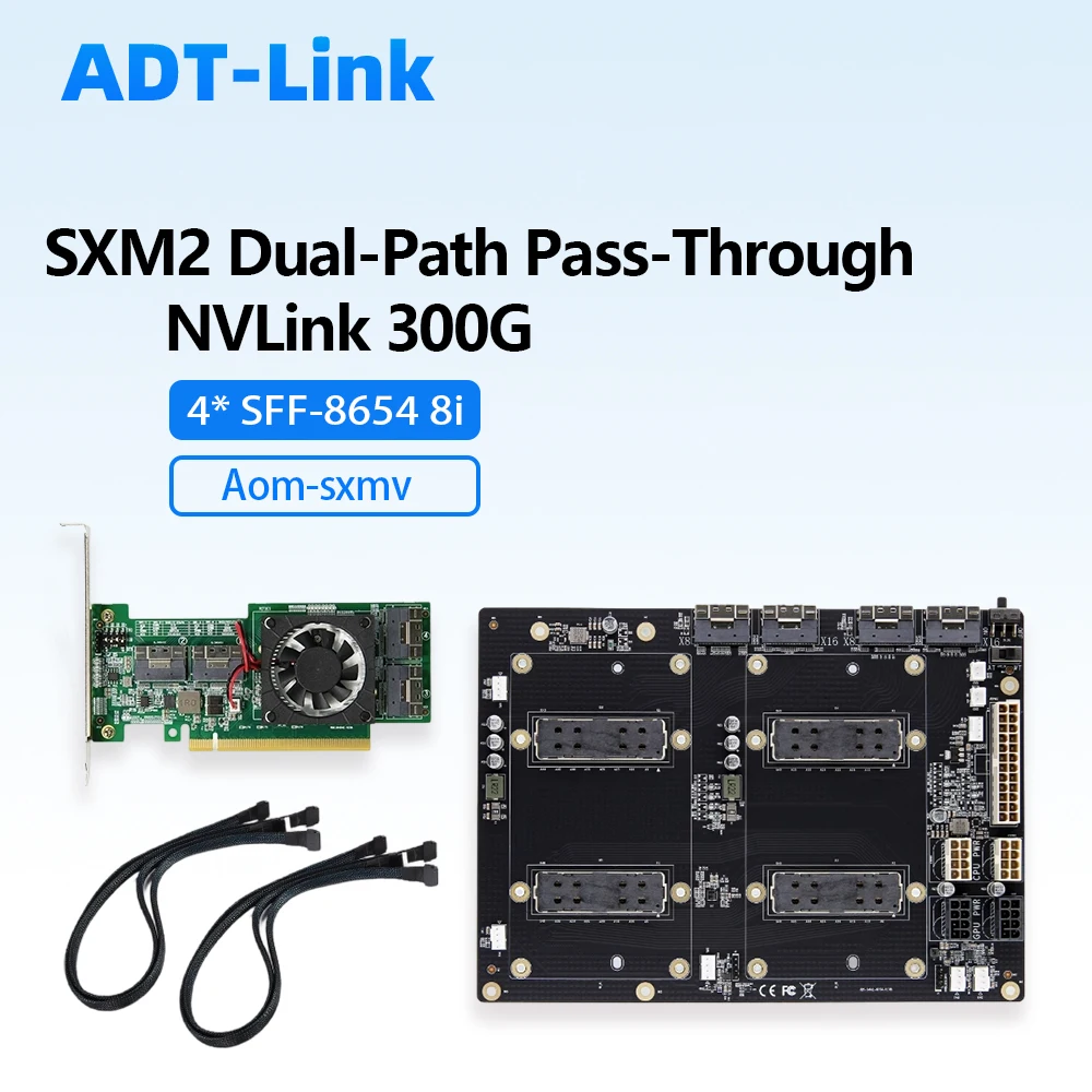 For NVIDIA V100 SXM2 Dual GPU Passthrough with 300GB NVLink Interconnect Aom-sxmv Simplified Built-in, External Expansion Card
For NVIDIA V100 SXM2 Dual GPU Passthrough with 300GB NVLink Interconnect Aom-sxmv Simplified Built-in, External Expansion Card