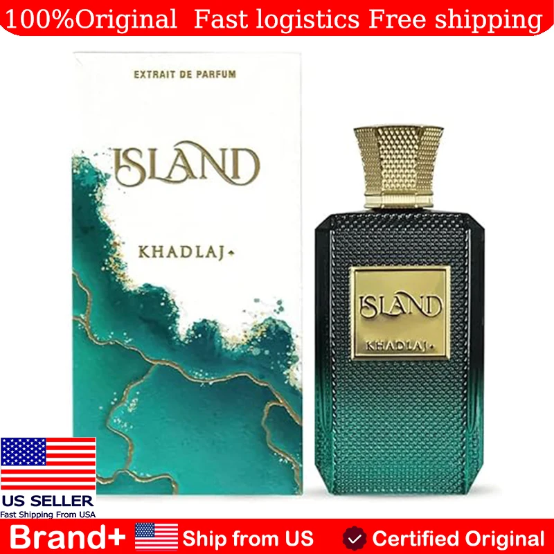 Khadlaj Island Extrait De Parfum Spray 100ml Long Lasting Fragrance Cologne Arabian Women's Perfume Pheromone Natural Portable
Khadlaj Island Extrait De Parfum Spray 100ml Long Lasting Fragrance Cologne Arabian Women's Perfume Pheromone Natural Portable