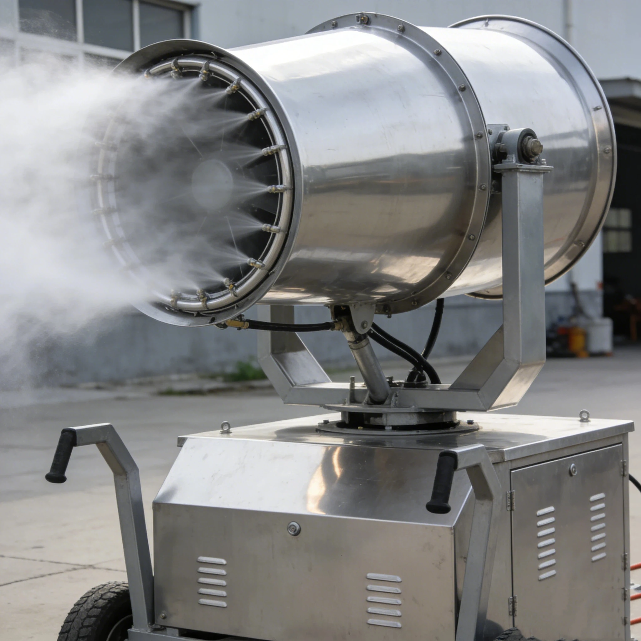 Industrial-Grade 100 High Type Fog Cannon Water Spraying Heavy Duty Cannon water mist cannon for dust control customized
Industrial-Grade 100 High Type Fog Cannon Water Spraying Heavy Duty Cannon water mist cannon for dust control customized
