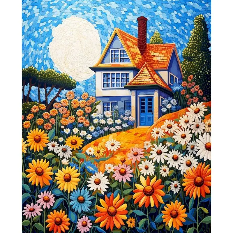 GATYZTORY Frame DIY Painting By Numbers Flower House Picture By Numbers Handpainted Oil Painting For Home Decors Wall Art Pictur
GATYZTORY Frame DIY Painting By Numbers Flower House Picture By Numbers Handpainted Oil Painting For Home Decors Wall Art Pictur
