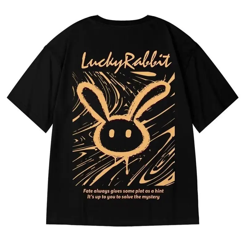 Japanese lucky cat day in gold printed round collar five-point sleeve loose large size summer fashion brand men short sleeve T-s
Japanese lucky cat day in gold printed round collar five-point sleeve loose large size summer fashion brand men short sleeve T-s