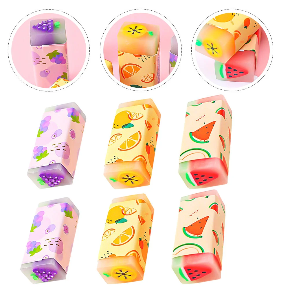 12 Pcs Mini Fruit Eraser Highlighter Kids Erasers for School Fun Students Fruits Deigned
12 Pcs Mini Fruit Eraser Highlighter Kids Erasers for School Fun Students Fruits Deigned