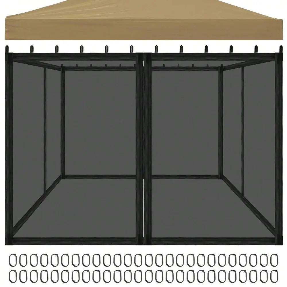 Mosquito Net Gazebo Universal Replacement Mosquito Netting Outdoor Canopy 4Panel Screen Walls With Zipper For Gazebo, Garden, P
Mosquito Net Gazebo Universal Replacement Mosquito Netting Outdoor Canopy 4Panel Screen Walls With Zipper For Gazebo, Garden, P