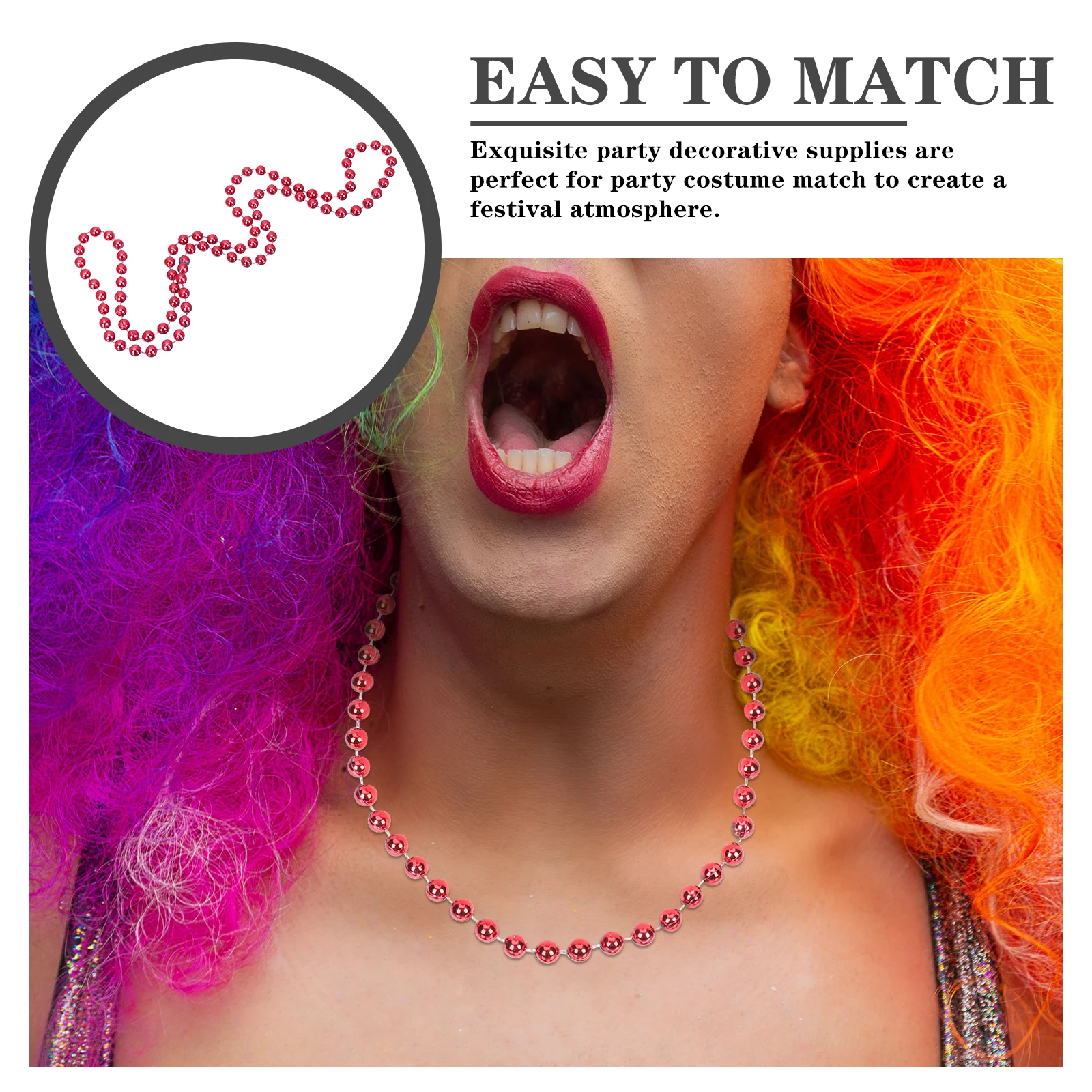 12 PCS Assorted Beaded Necklace Party Necklaces Clothing New Years Eve Ornament
12 PCS Assorted Beaded Necklace Party Necklaces Clothing New Years Eve Ornament