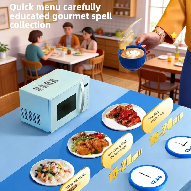 Multifunctional 220V Microwave Oven Tabletop Electric Kitchen Oven Pizza Heating Toaster Air Fryer Household Appliance
Multifunctional 220V Microwave Oven Tabletop Electric Kitchen Oven Pizza Heating Toaster Air Fryer Household Appliance