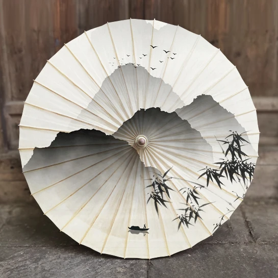Oil-paper umbrella, rain and shine, rain and sun protection, practical black and white ink photography props Hanfu umbrella
Oil-paper umbrella, rain and shine, rain and sun protection, practical black and white ink photography props Hanfu umbrella