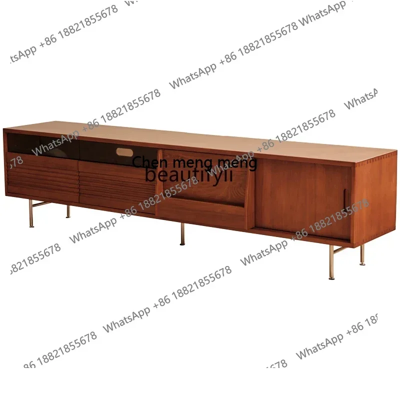 xzSolid wood TV cabinet floor-to-ceiling retro living room home storage locker, TV table
xzSolid wood TV cabinet floor-to-ceiling retro living room home storage locker, TV table