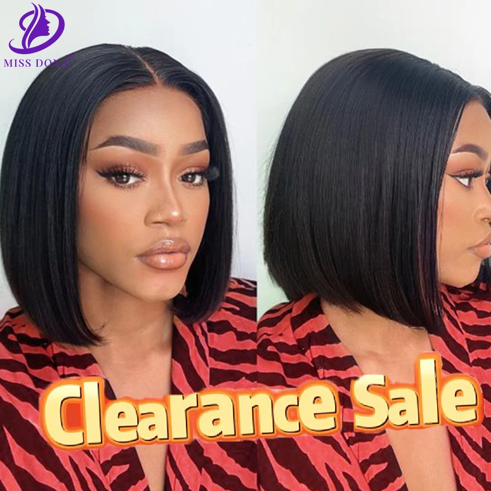 MissDona Straight Bob Wig Human Hair 12 inch 13x4 Lace Front Wigs 180 Density Straight Brazilian Human Hair Wig for Black Women
MissDona Straight Bob Wig Human Hair 12 inch 13x4 Lace Front Wigs 180 Density Straight Brazilian Human Hair Wig for Black Women