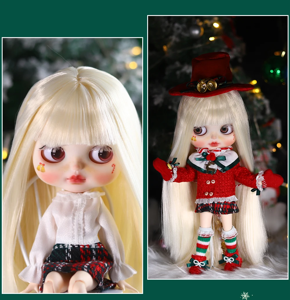 Neo Blythe Doll Festive Christmas & Holiday Outfit Collection 3 Neo Blythe Doll Festive Christmas & Holiday Outfit Collection 3