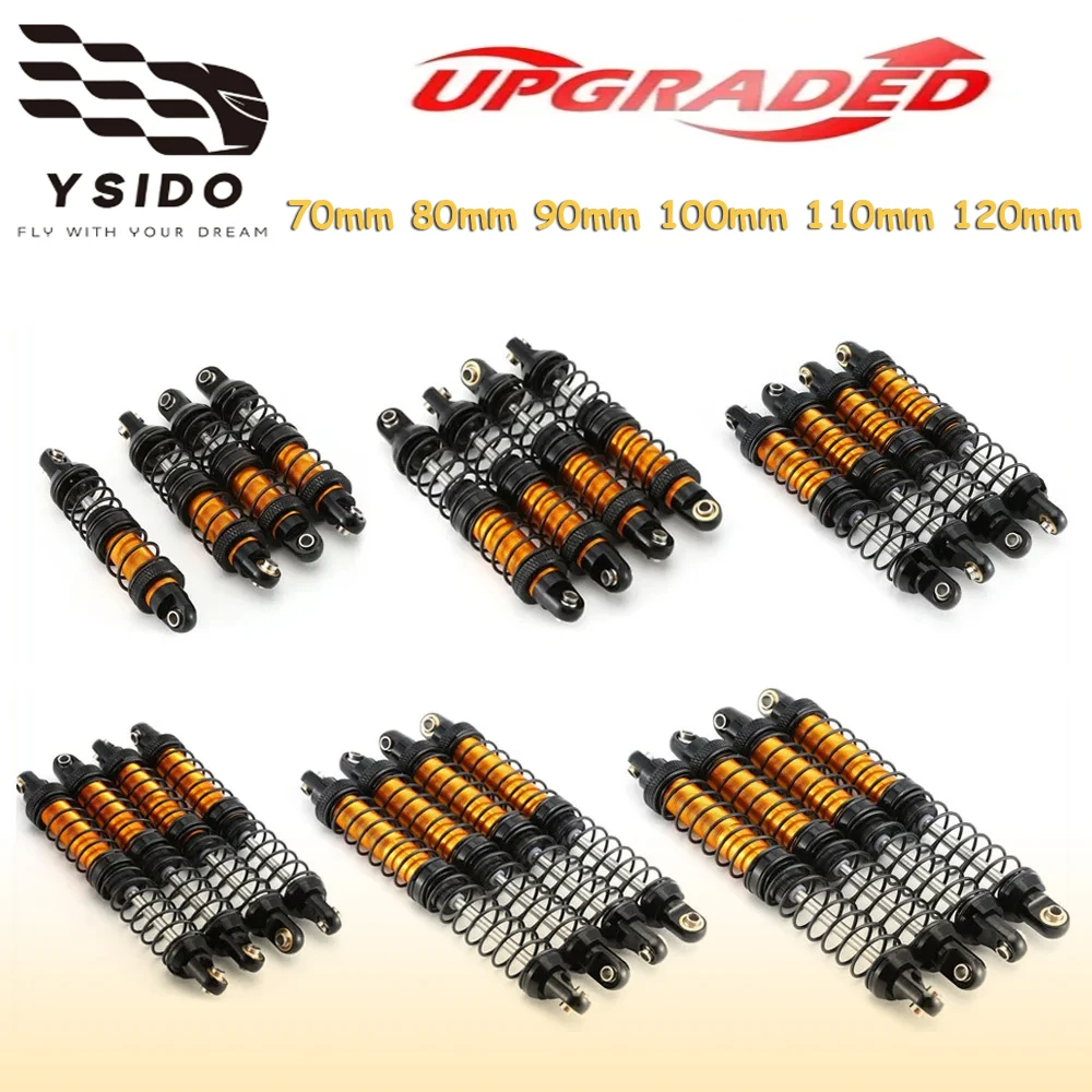 4PCS 70/80/90/100/110/120mm Shock Absorber Damper for 1/10 RC Crawler Car HSP Redcat HPI Axial SCX10 AXI03007 RBX10 D90 TRX4
4PCS 70/80/90/100/110/120mm Shock Absorber Damper for 1/10 RC Crawler Car HSP Redcat HPI Axial SCX10 AXI03007 RBX10 D90 TRX4