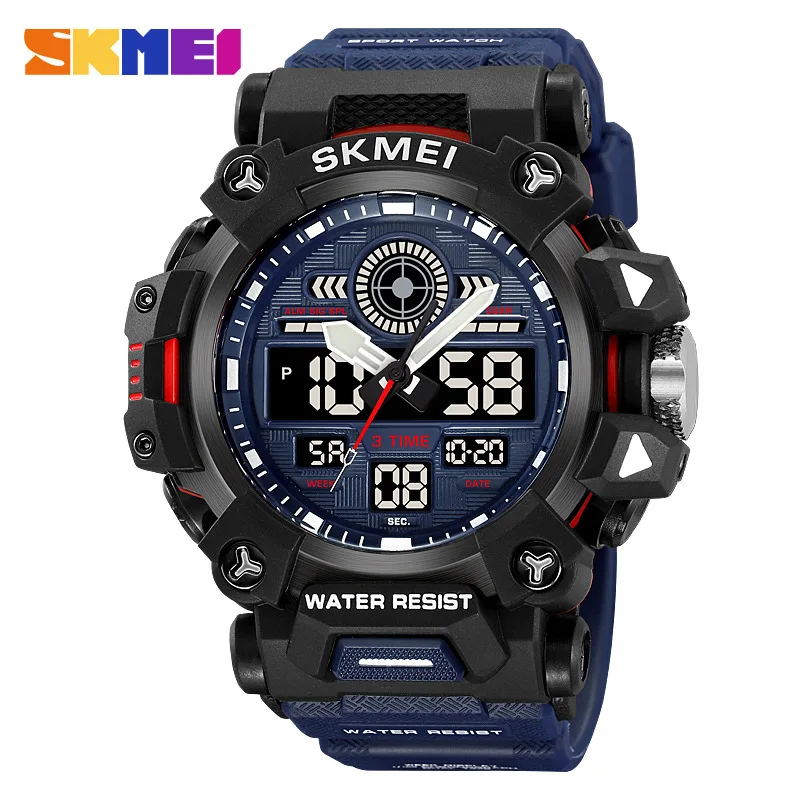 Skmei Student Watch Men's Double Inserts Electronic Watch Multi-Purpose Alarm Clock Waterproof Luminous Electronic Sports Watch
Skmei Student Watch Men's Double Inserts Electronic Watch Multi-Purpose Alarm Clock Waterproof Luminous Electronic Sports Watch