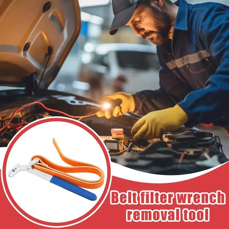 Strap Wrench Plumbing Heavy Duty Strap Wrench Adjustable Handle Belt Wrench Multi-Purpose Oil Filter Wrench Change Removal Tool
Strap Wrench Plumbing Heavy Duty Strap Wrench Adjustable Handle Belt Wrench Multi-Purpose Oil Filter Wrench Change Removal Tool