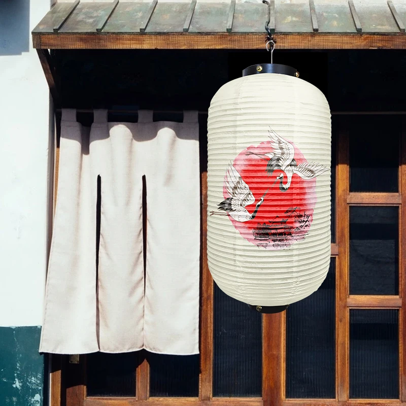 Chinese Traditional Crane Pattern Lantern Beautiful Ukiyo-e Style Paper Cuisine Sake Pub Bar Izakaya Restaurant Decor Lantern
Chinese Traditional Crane Pattern Lantern Beautiful Ukiyo-e Style Paper Cuisine Sake Pub Bar Izakaya Restaurant Decor Lantern